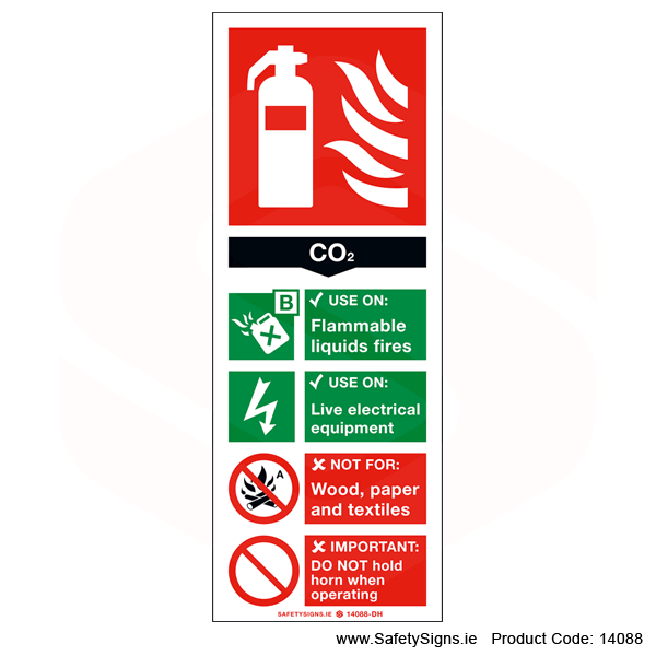 Fire Extinguisher SG14 CO2 - 14088