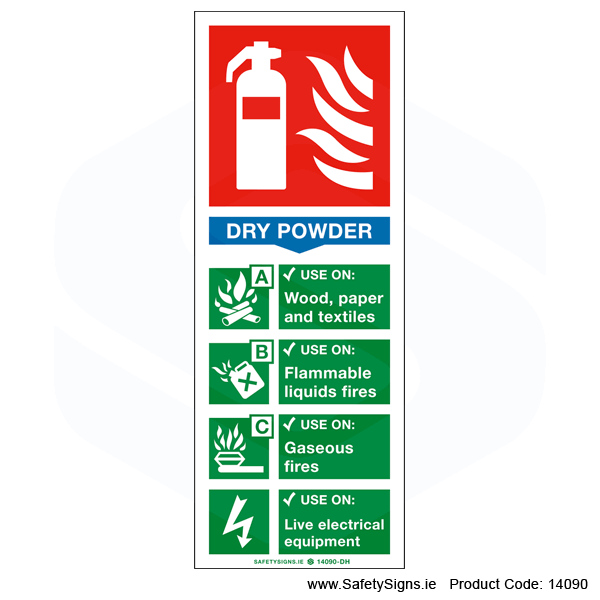 Fire Extinguisher SG14 Dry Powder - 14090