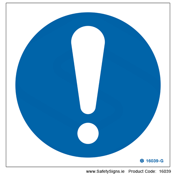 General Mandatory Action - 16039