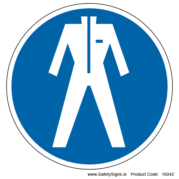 Wear Protective Clothing (Circular) - 16042