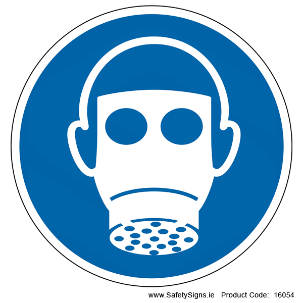 Wear Respiratory Protection (Circular) - 16054