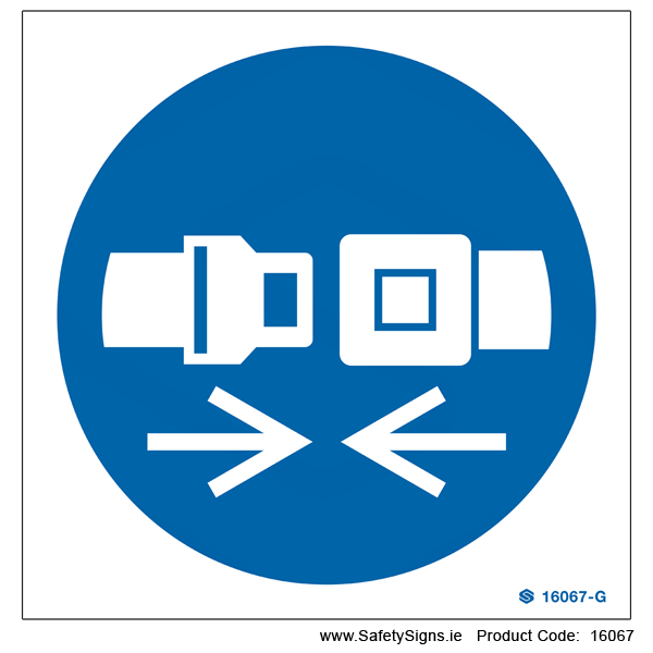 Wear Safety Belts - 16067