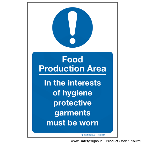 Wear Protective Garments - 16421