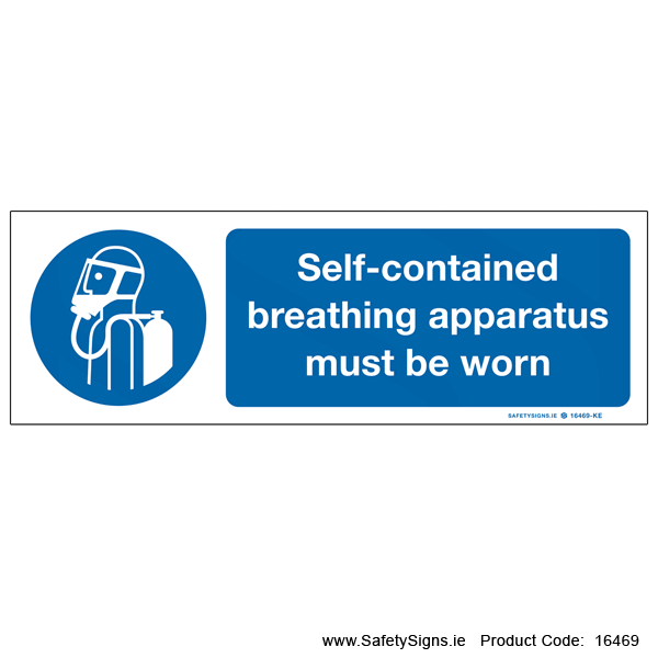Breathing Apparatus must be Worn - 16469