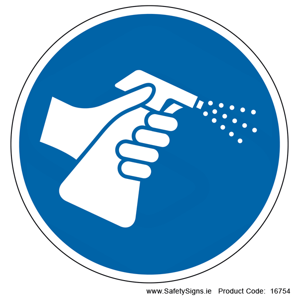 Clean and Disinfect (Circular) - 16754