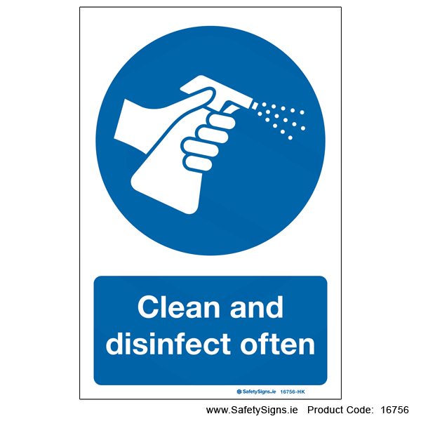 Clean and Disinfect - 16756