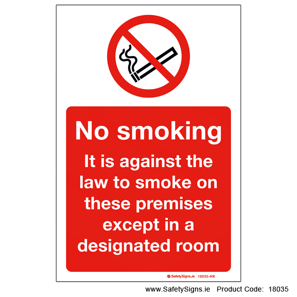 No Smoking - 18035