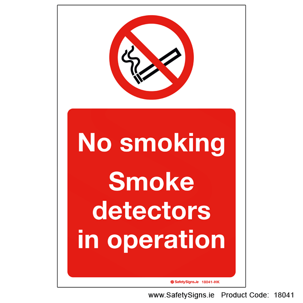 No Smoking - 18041