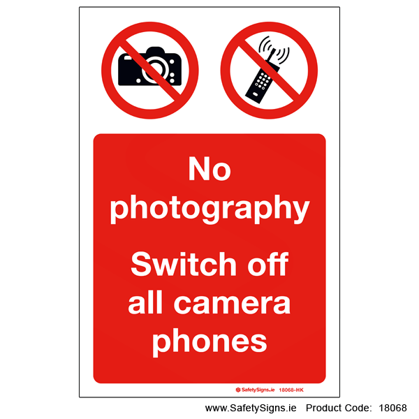 No Photography - 18068