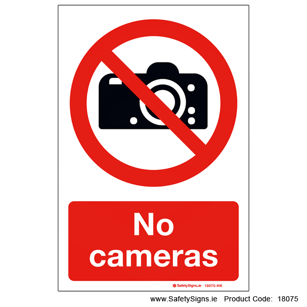 No Cameras - 18075