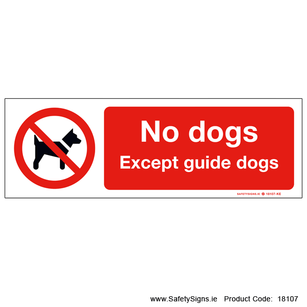 No Dogs - 18107