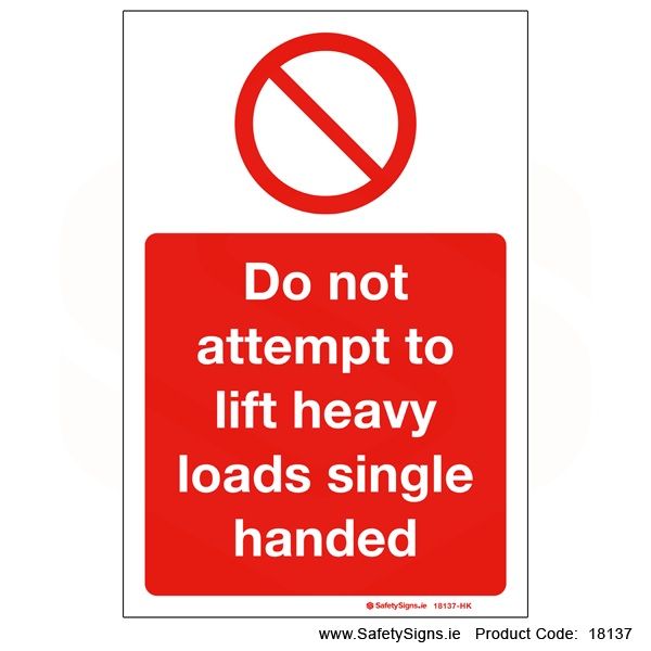 Heavy Loads - 18137