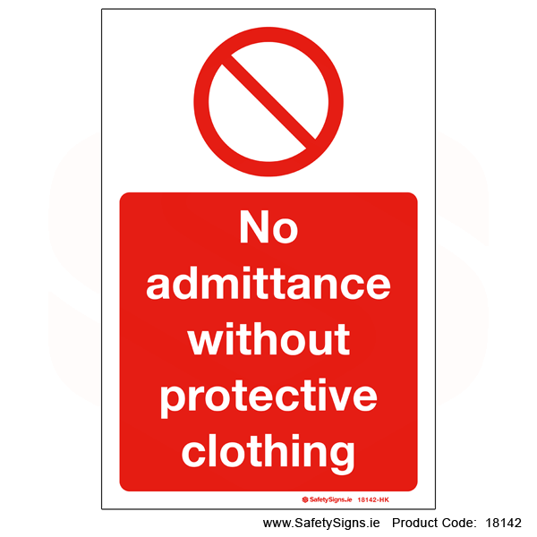 Protective Clothing - 18142