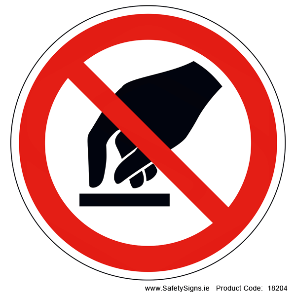 Do not Touch (Circular) - 18204