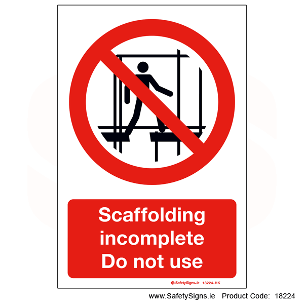 Scaffolding Incomplete - 18224