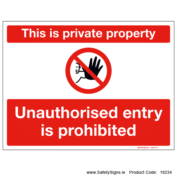 Private Property - 18234