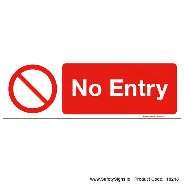 No Entry - 18248