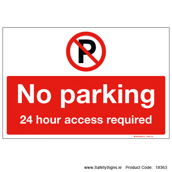 No Parking - 18363