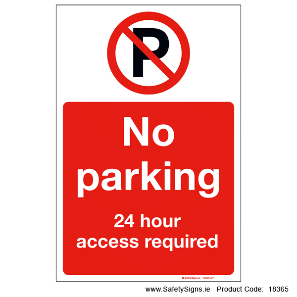 No Parking - 18365