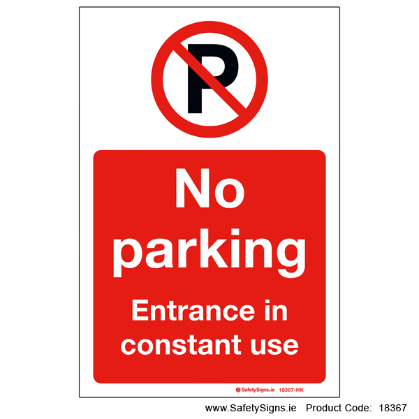No Parking - 18367