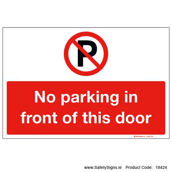 No Parking - 18424