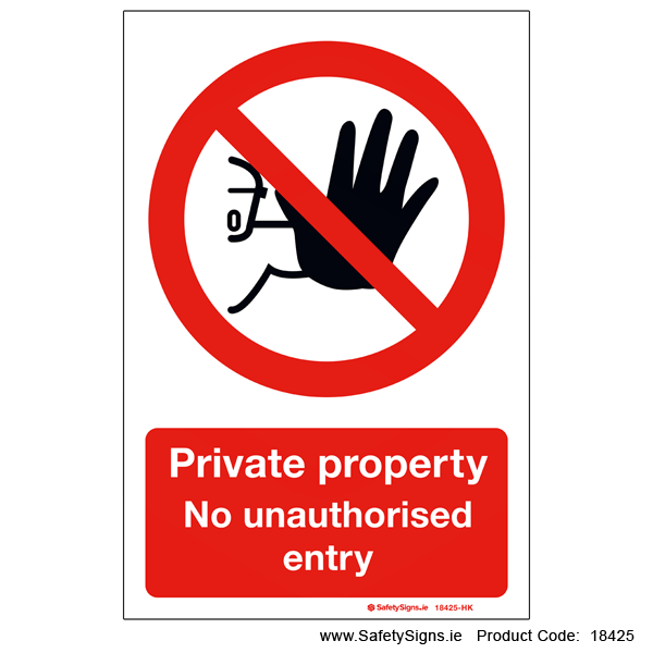 Private Property - 18425