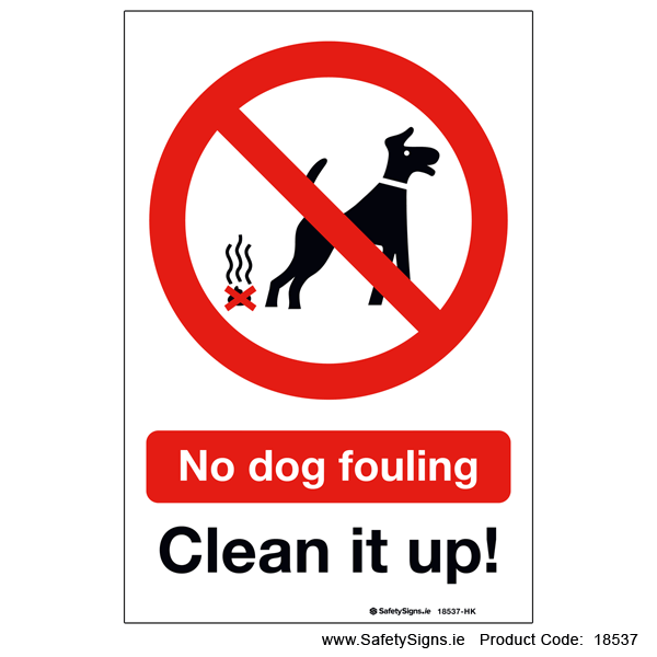 No Dog Fouling - 18537
