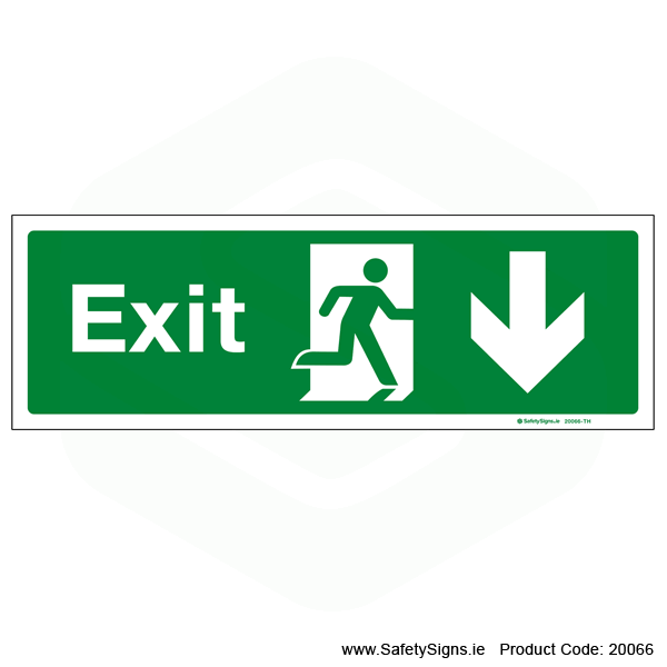 Exit SG103 Arrow Down - 20066