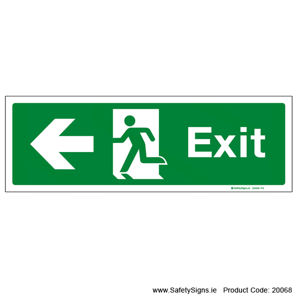 Exit SG103 Arrow Left - 20068