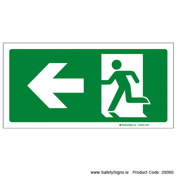 Emergency Exit SG106 Arrow Left - 20080