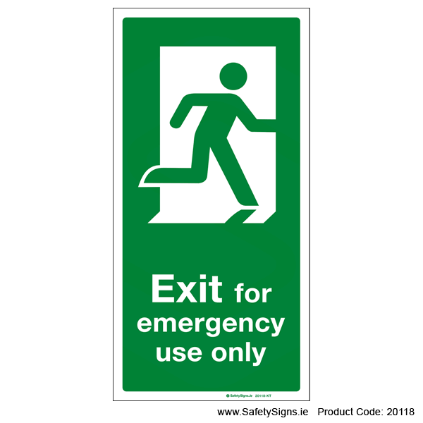 Fire Exit SG110 - 20118