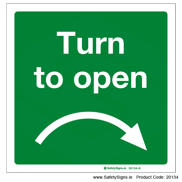 Turn to Open - 20134