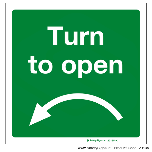 Turn to Open - 20135