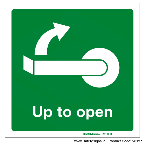 Turn Handle Up Right - 20137