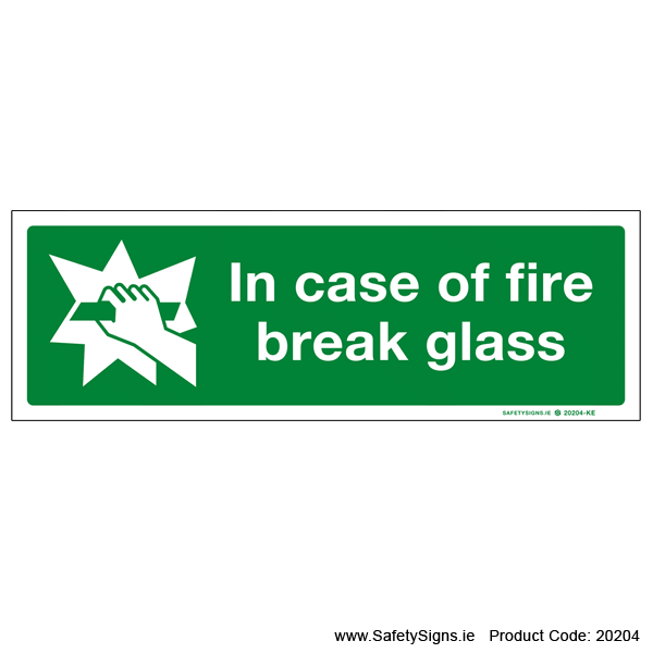 Break Glass - 20204