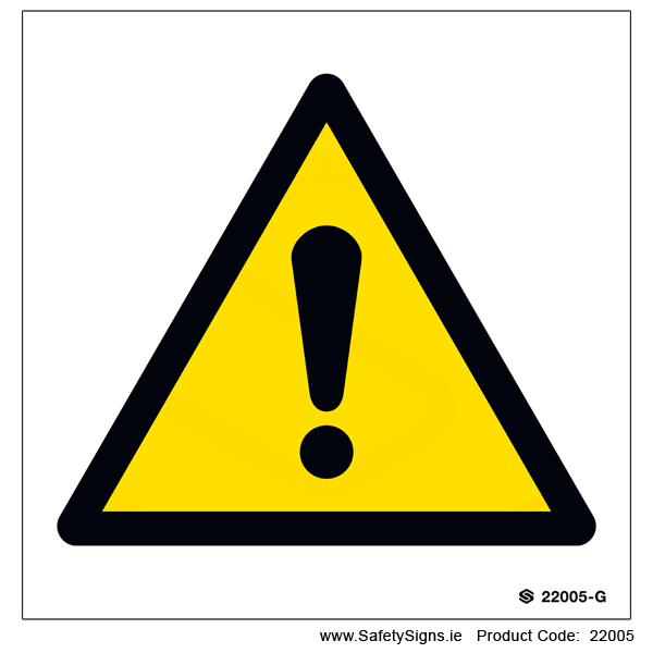 General Warning - 22005