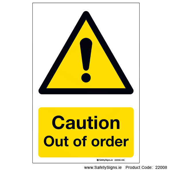 Out of Order - 22008