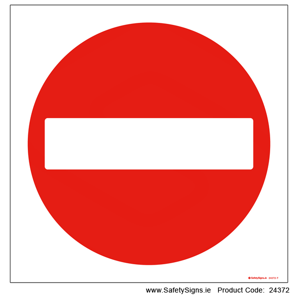 No Entry - RUS050 - 24372