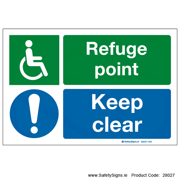 Refuge Point Keep Clear - 28027