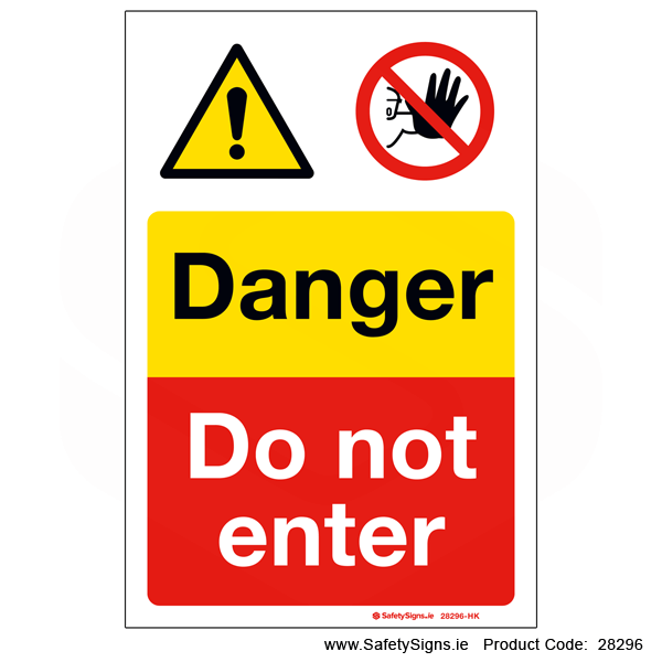 Danger - Do Not Enter - 28296