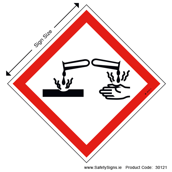 GHS - Corrosive - 30121