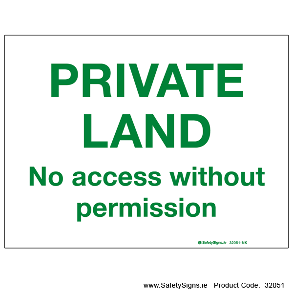 Private Land - 32051