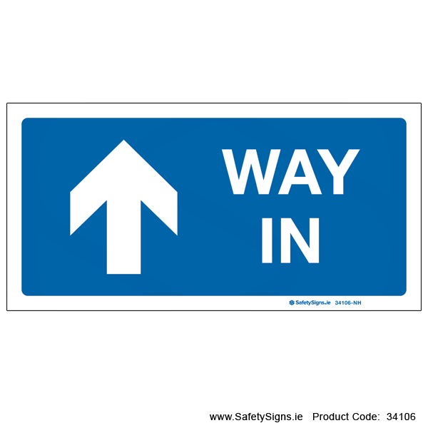 Way In - Arrow Ahead - 34106