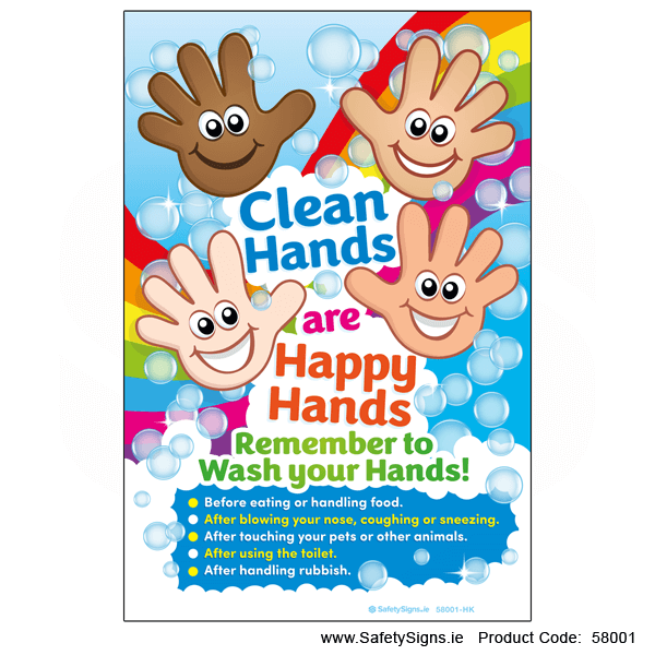 Clean Hands are Happy Hands - 58001
