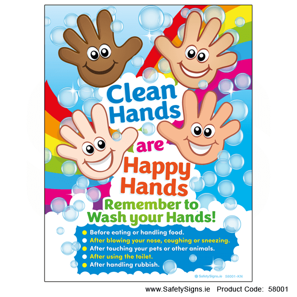 Clean Hands are Happy Hands - 58001