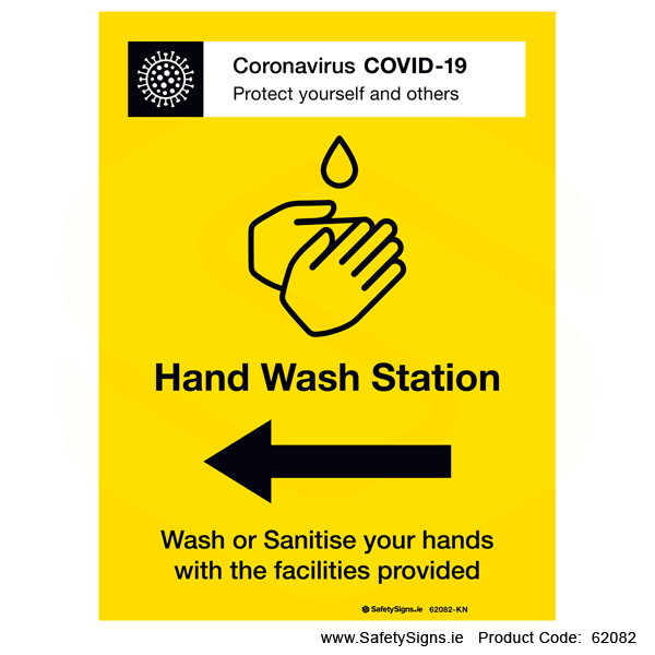 Covid-19 Hand Wash Station - Left - 62082