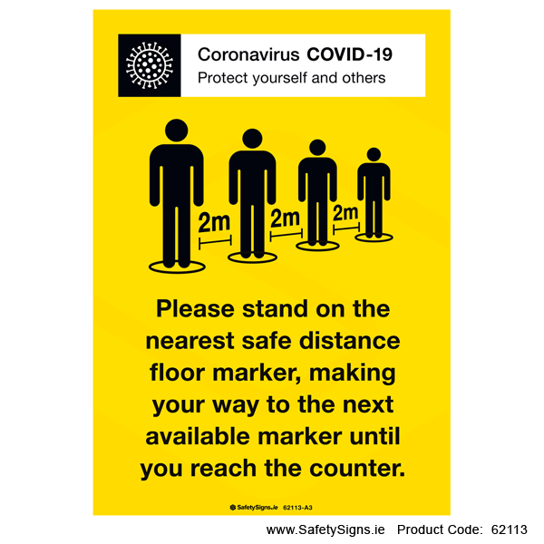 Covid-19 Queue Instructions - 62113