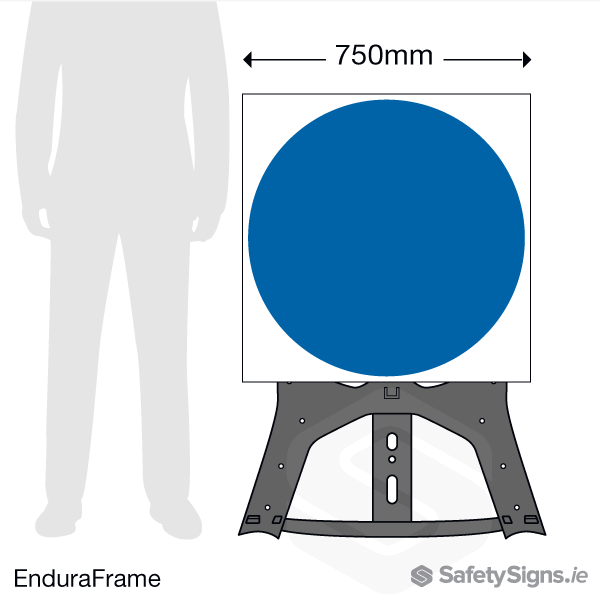 EnduraFrame Plastic Roadworks Sign Stand - 54004