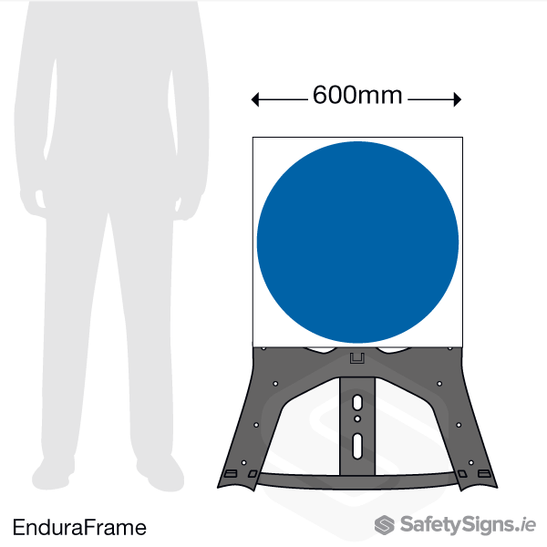 EnduraFrame Plastic Roadworks Sign Stand - 54004