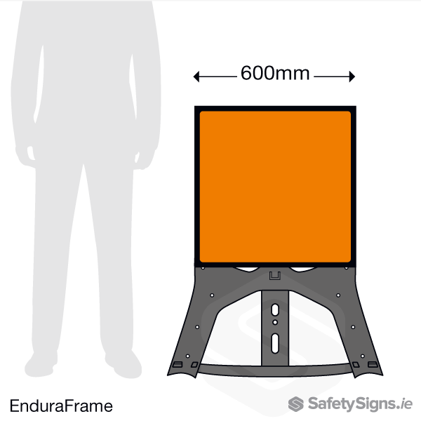 EnduraFrame Plastic Roadworks Sign Stand - 54004